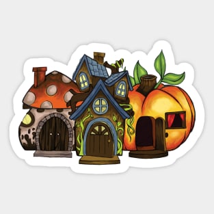 Cutes houses Sticker